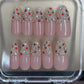 Rhinestone Acrylic Press on Nails